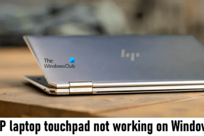 HP laptop touchpad not working