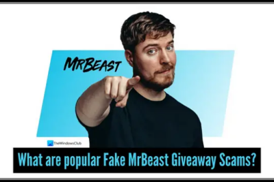 popular Fake MrBeast Giveaway Scams