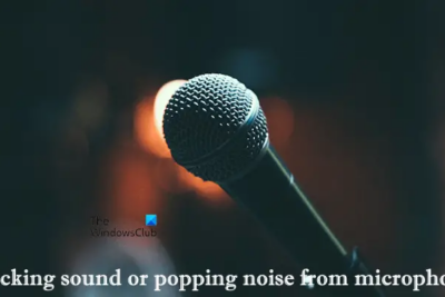 Clicking popping noise from microphone.png