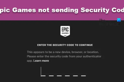 epic games security code